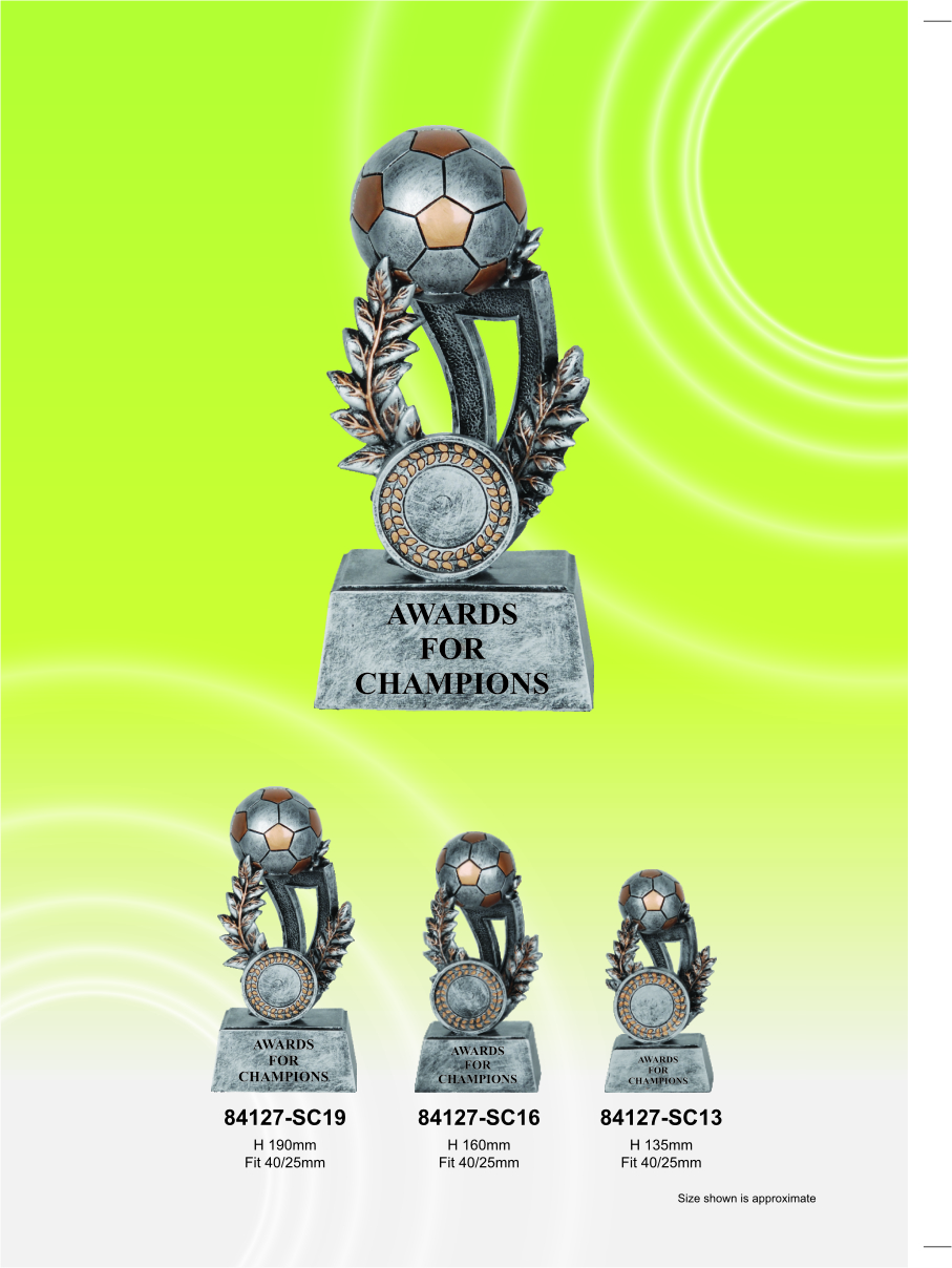 Sports Trophies, Awards, Mementos Resin Design Football trophies, plaques