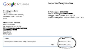 Bukti Gajih Adsense