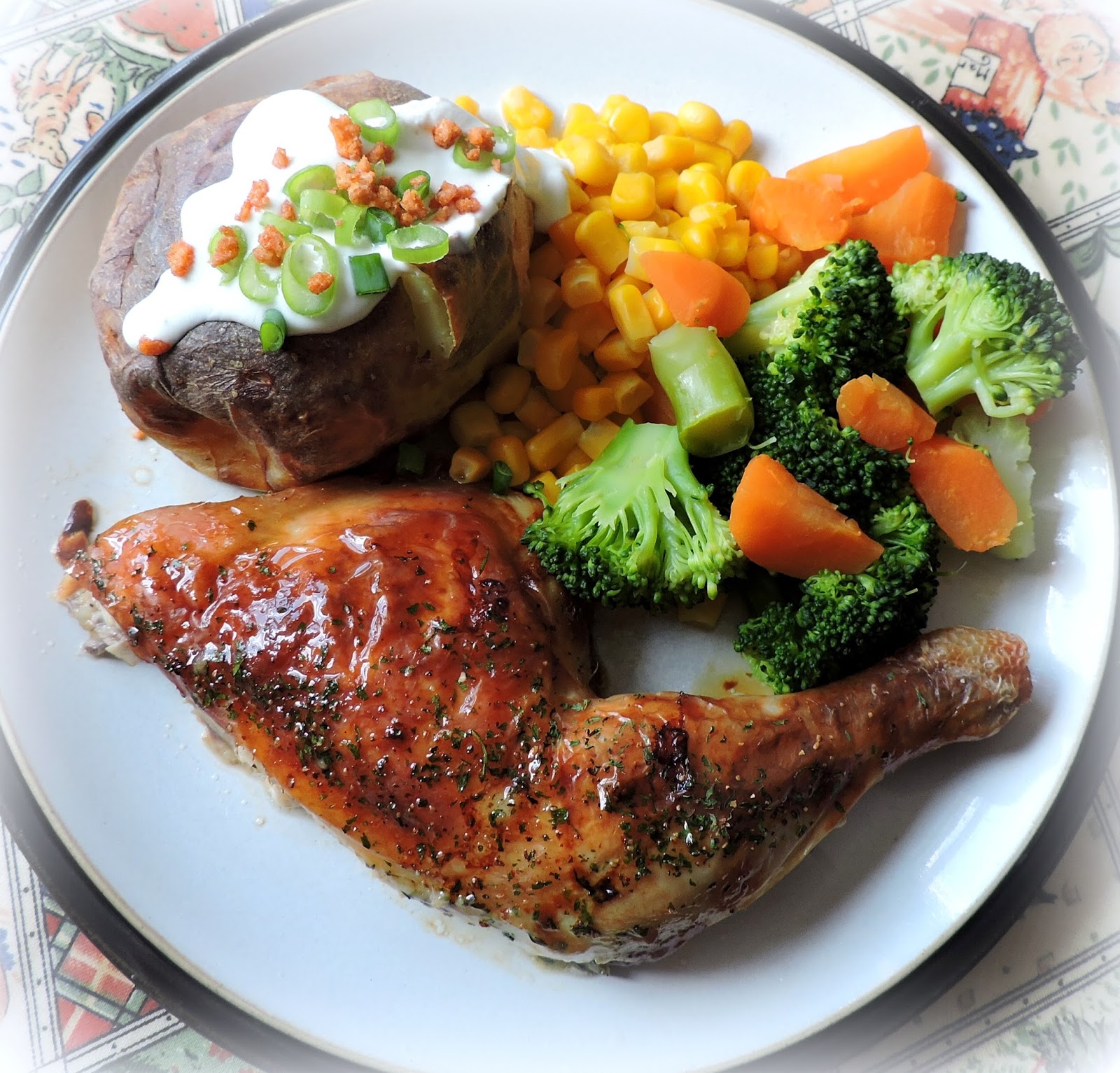 Lemon, Garlic & Herb Chicken Quarters The English Kitchen