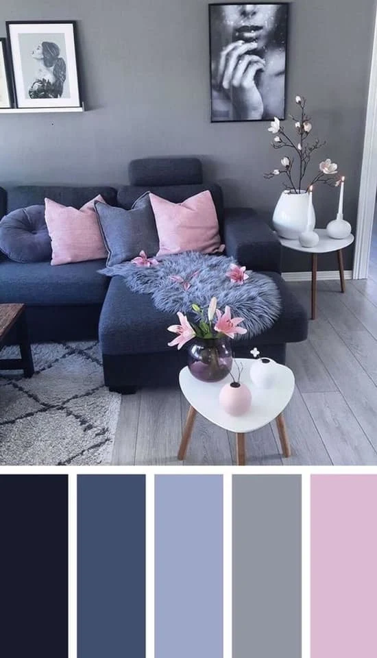 inspirasi kombinasi warna cat interior rumah minimalis