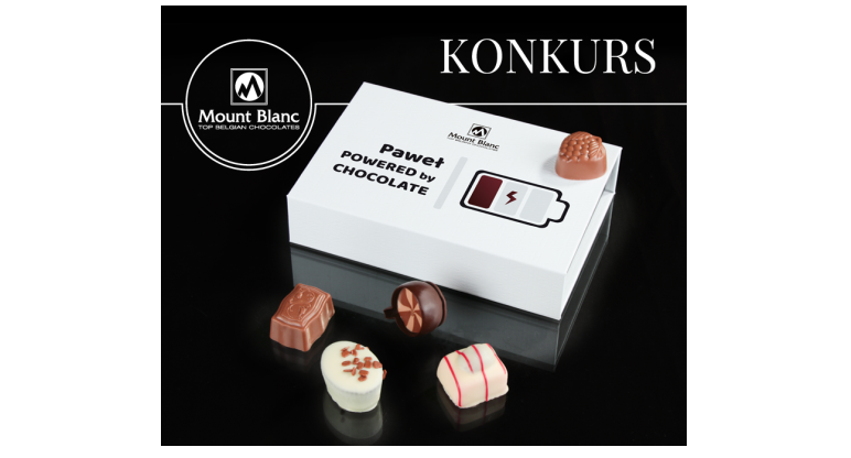 Wygraj bombonierkę „Powered by chocolate” z imieniem chłopaka Konkurs