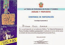 Participaciòn en la Audiencia Pùblica - Tumbes - Piura , Perù, Lucha Contra el Crimen Organizado