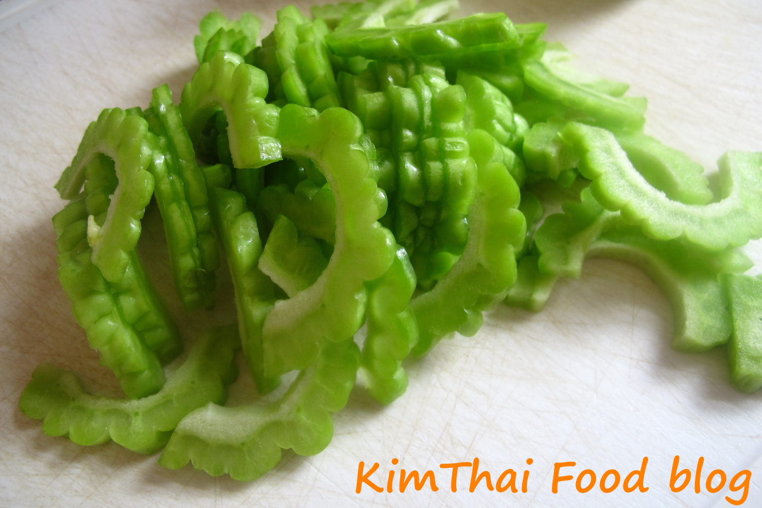 Kim Thai Food Blog Stir Fried Bitter Cucumber with Eggs