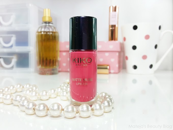 Tips Kiko Midnight Siren LE Matte Muse Lipstick 03 Enthrall Pink