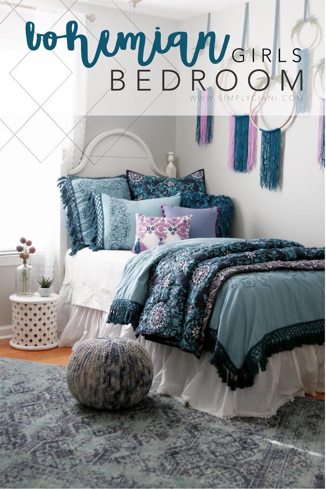 Colorful Bohemian Girls Bedroom Simply Ciani