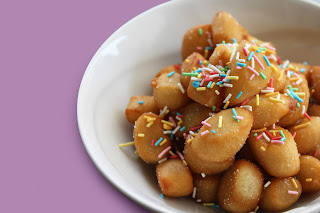 Struffoli Pratos típicos italianos