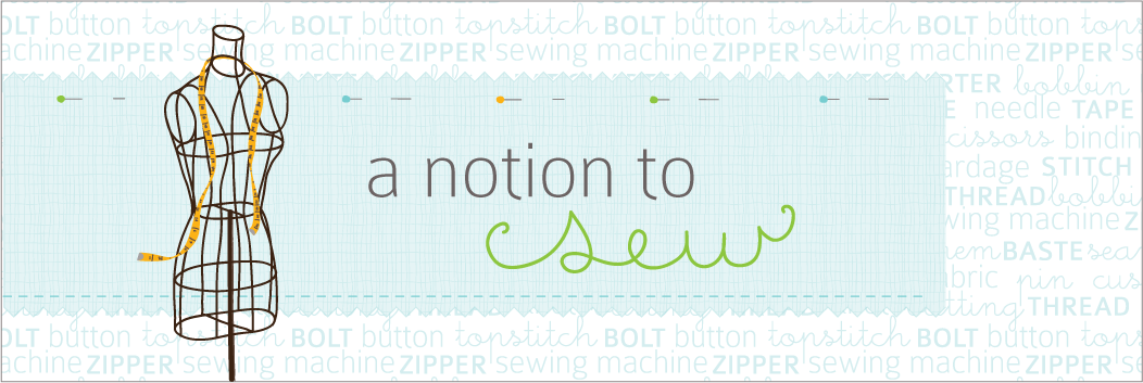 a notion to sew