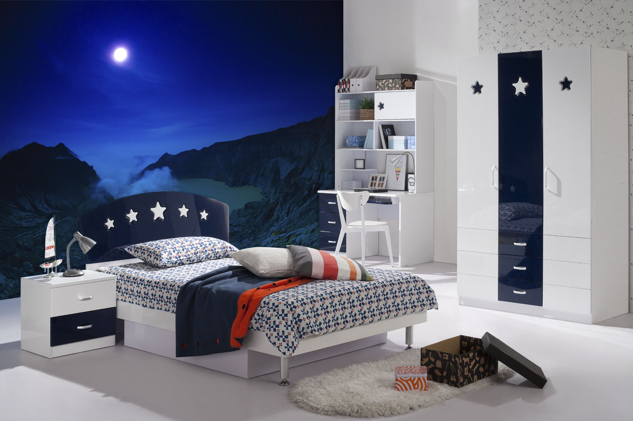 Graphics Beautiful Bed Room Wall Design