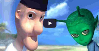 film kartun Indonesia Alien vs Mbah Darmo