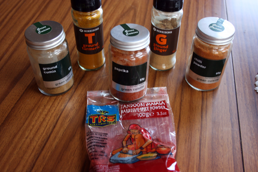 Rocket Bean Tandoori Chickpea and Halloumi Tagine with Quinoa and Mint