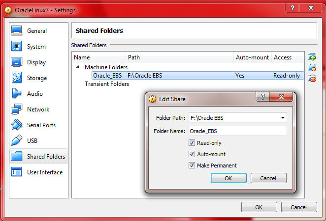 windows vm shared folder