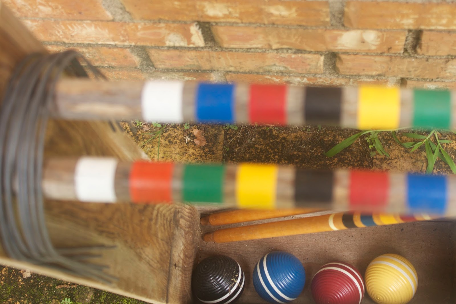 The B Farm Trashy Tales A Croquet Holder