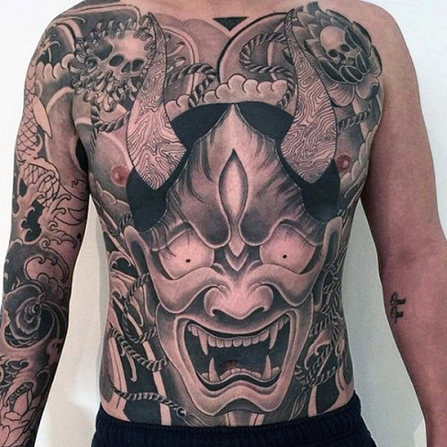 Demônio Estômago Tatuagem