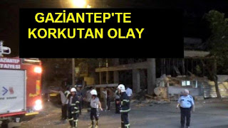 Gaziantepte Göçük Meydana Geldi