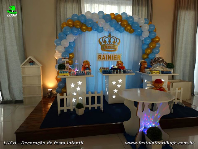 Decoração provençal para festa de Chá de Bebê - Chá de Fraldas