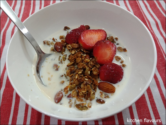 kitchen flavours Toasty Olive Oil Granola