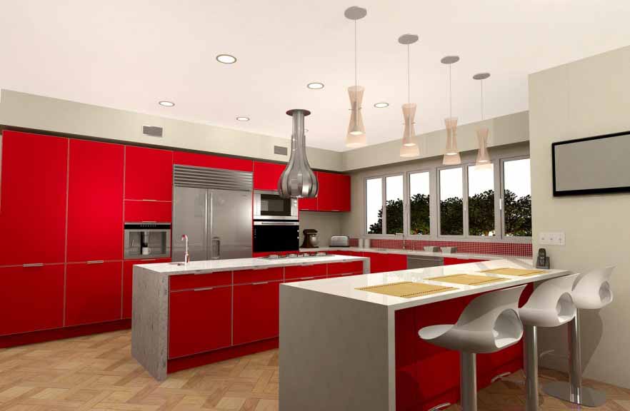 Dapur Cantik Dengan Desain Warna Merah Kayla Update Dapur Cantik Dengan Desain Warna Merah Kayla Update