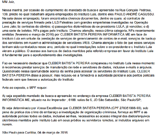 LAVA JATO DESCOBRIU ONDE INSTITUTO LULA ESCONDEU ARQUIVOS
