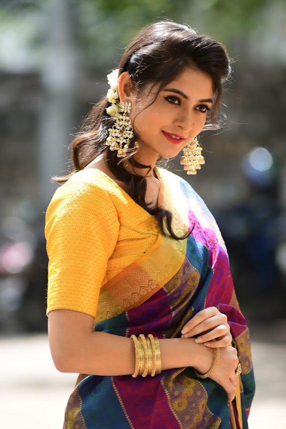 Shivangi at Aswamedham Song Launch