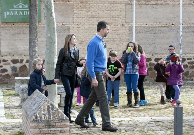 Prince Felipe and Princess Letizia visited Almagro