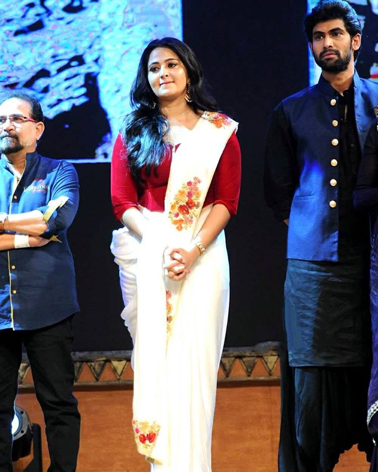 AnushkaShetty @ Bahubali-2 Audio Lunch Rana With AnushkaShetty