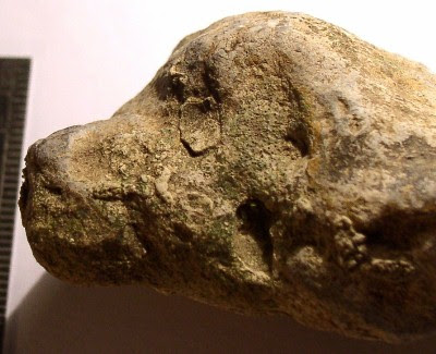 Limestone Figure, 33GU218, Guernsey County, Ohio Limestone Figure, 33GU218, Guernsey County, Ohio