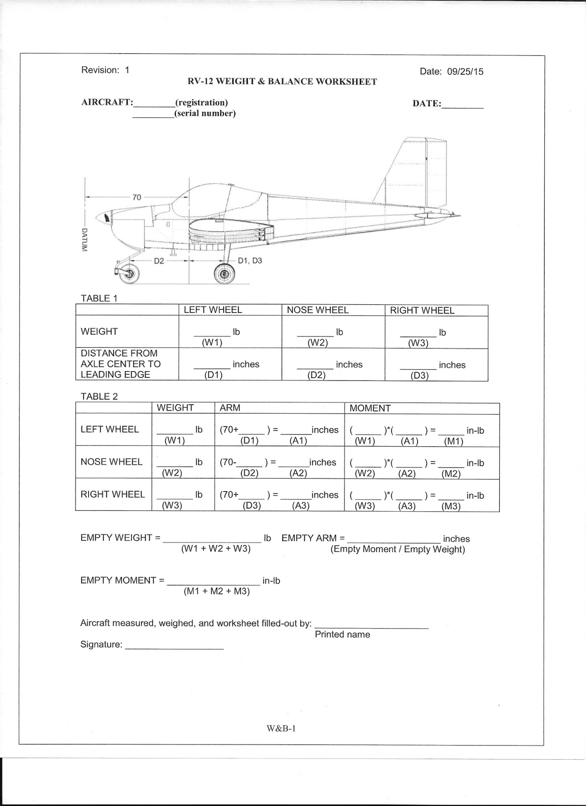 DOG Aviation John's RV12 Blog Weights & Balance Measurements Completed