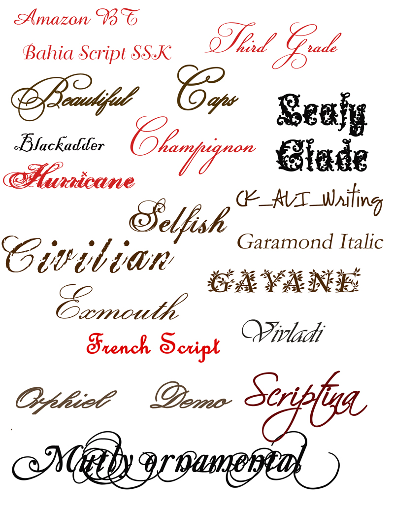 The inconsistent, stylish, and decorative designs of the tattoo fonts help give a personalized look to various types of digital and print designs, including flyers, posters, social media posts, and even. Fancy Tattoo Fonts Good Tattoos
