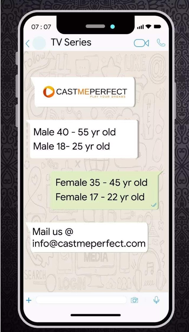 CASTING CALL FOR A MALAYALAM TV SERIAL IN A MAIN CHANNEL