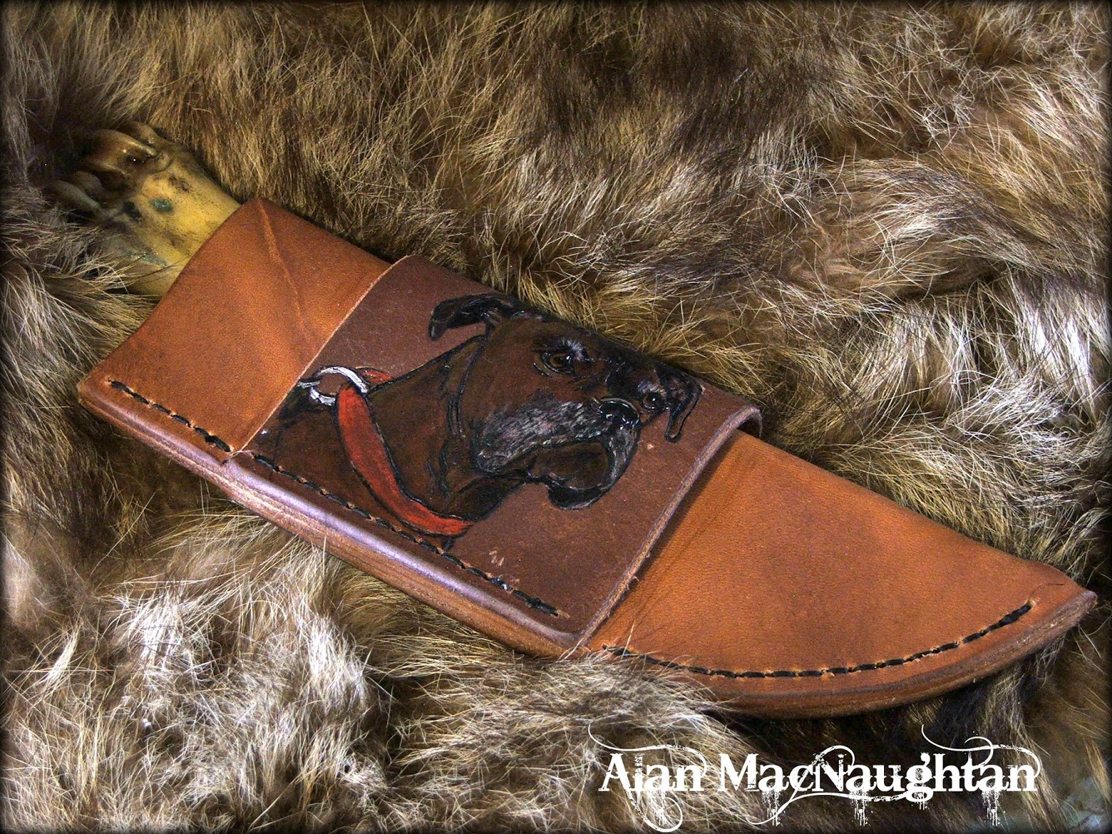 MacNaughtan Creations: Deer Bone Handle Knife