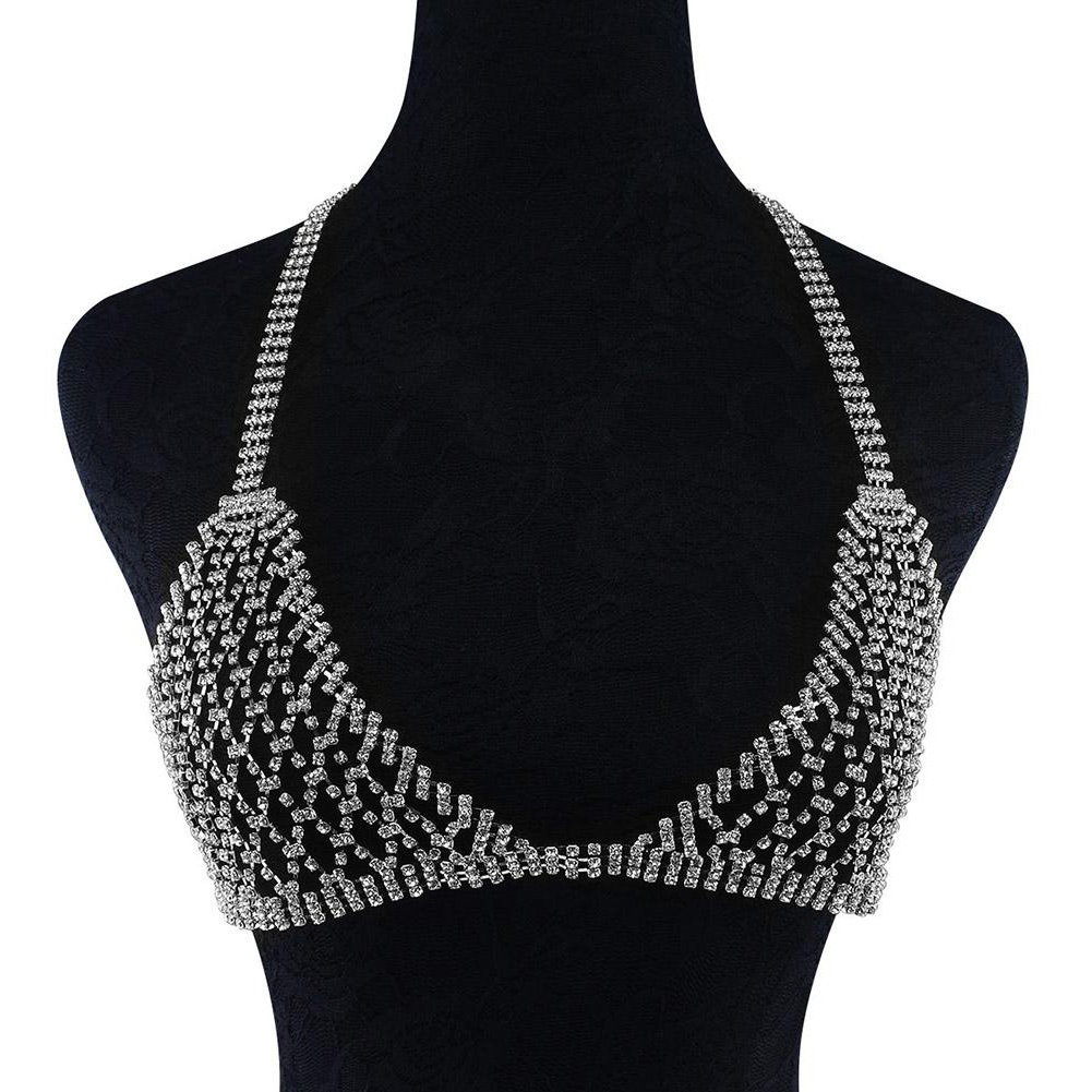 Y18052606 Rhinestone Lingerie,Rhinestone Bra straps,Rhinestone