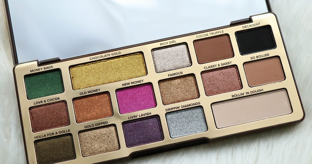 My First Too Faced Palette, Chocolate Gold Eyeshadow Palette - JACKIEMONTT
