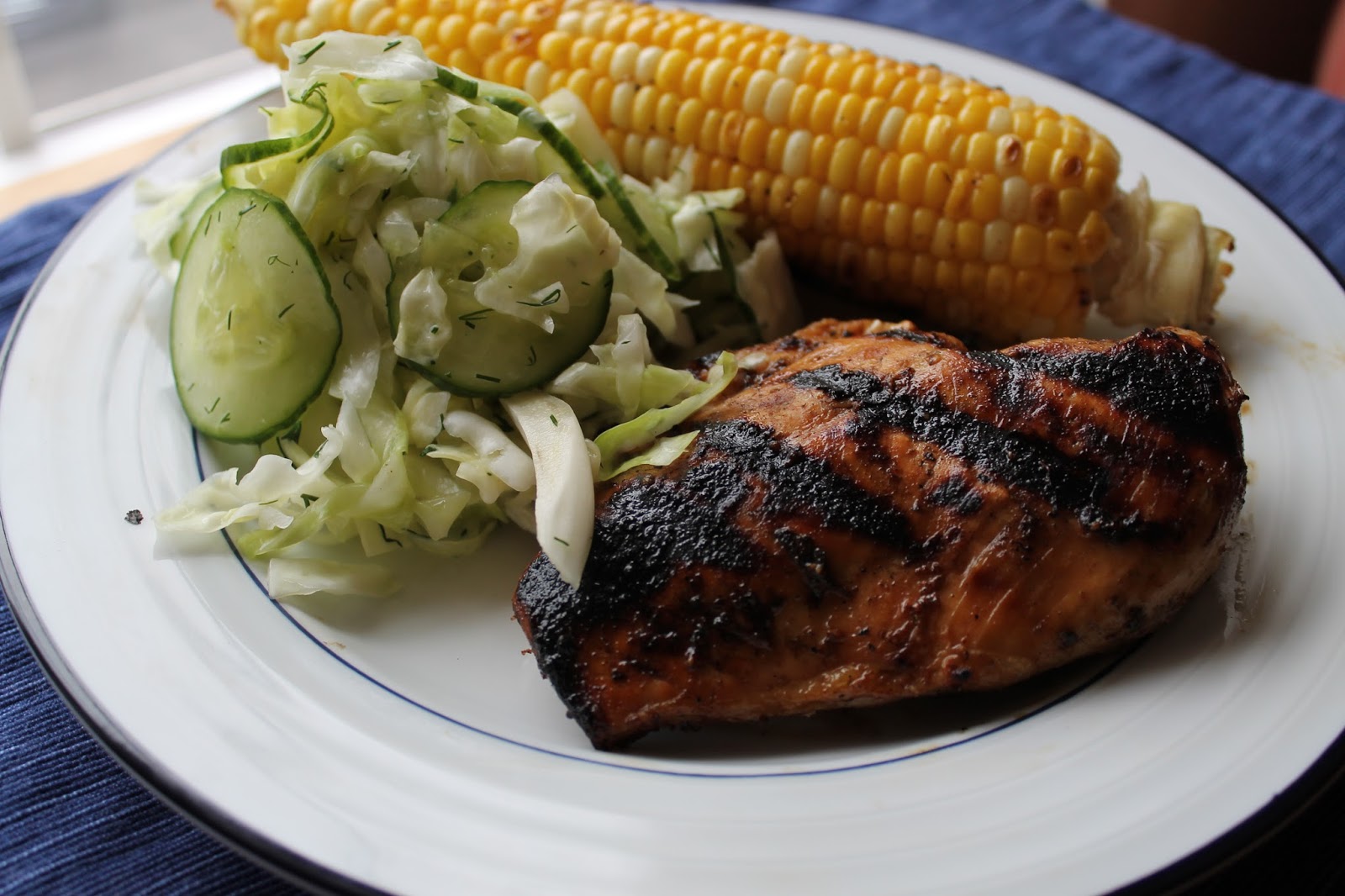 Life on Food Vinegar Slaw With Cucumbers And Dill