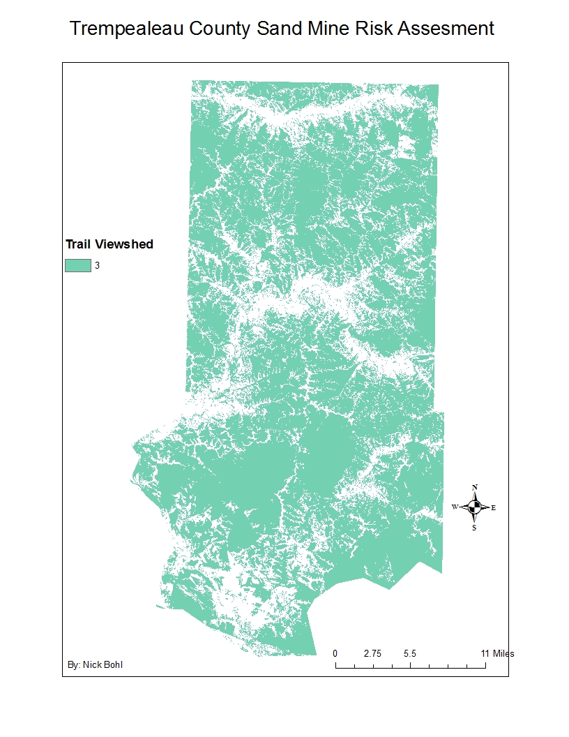 Nick's GIS II Blog Suitable Sand Mine Locations in Trempealeau County