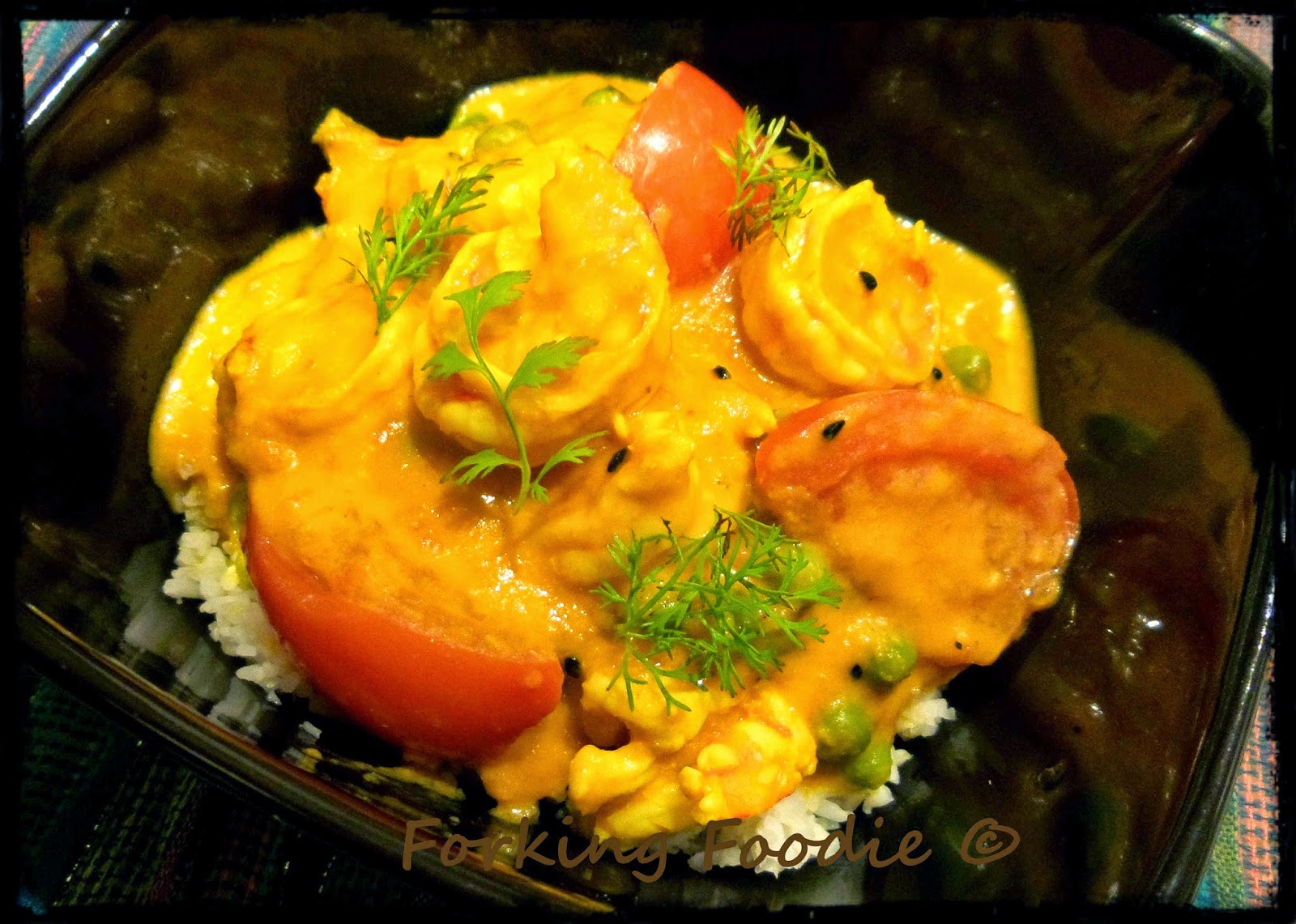 Prawn and coconut curry