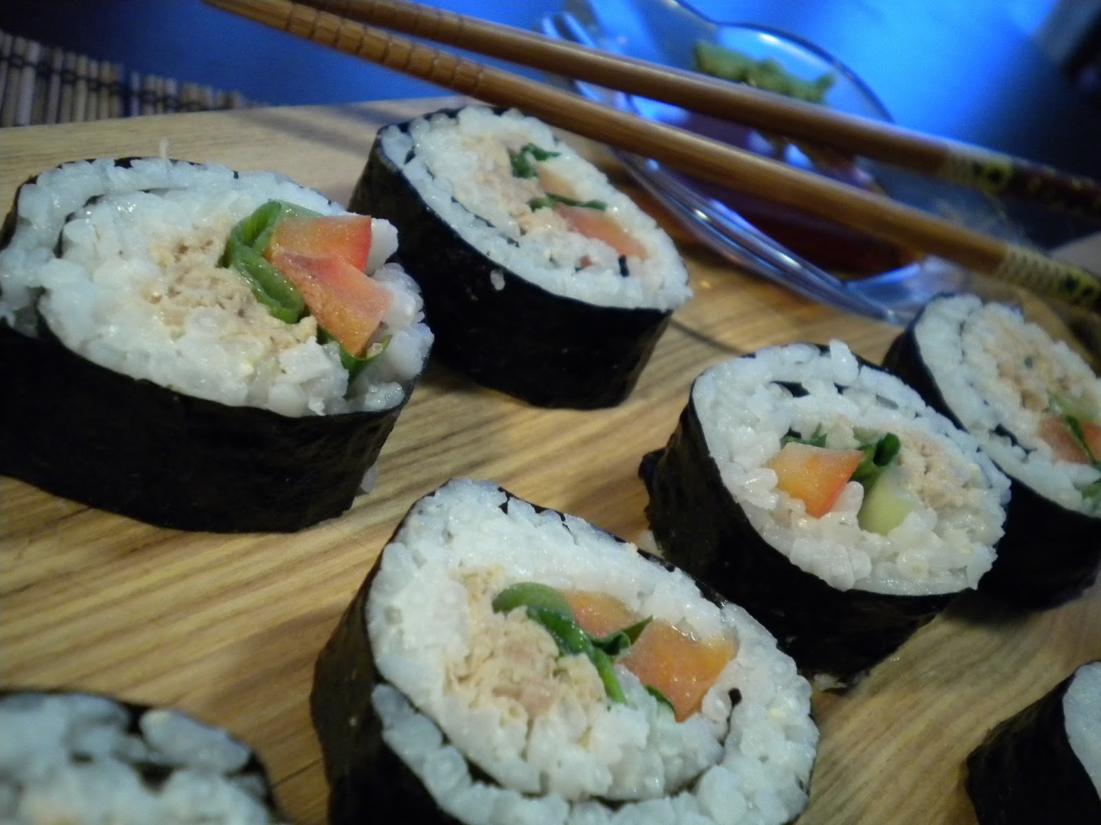 Cookingaround Wasabi Tuna Sushi Recipe
