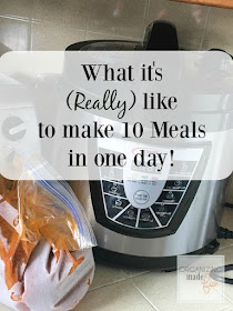 How to Make 10 (Pressure Cooker) Freezer Meals In A Day :: OrganizingMadeFun.com