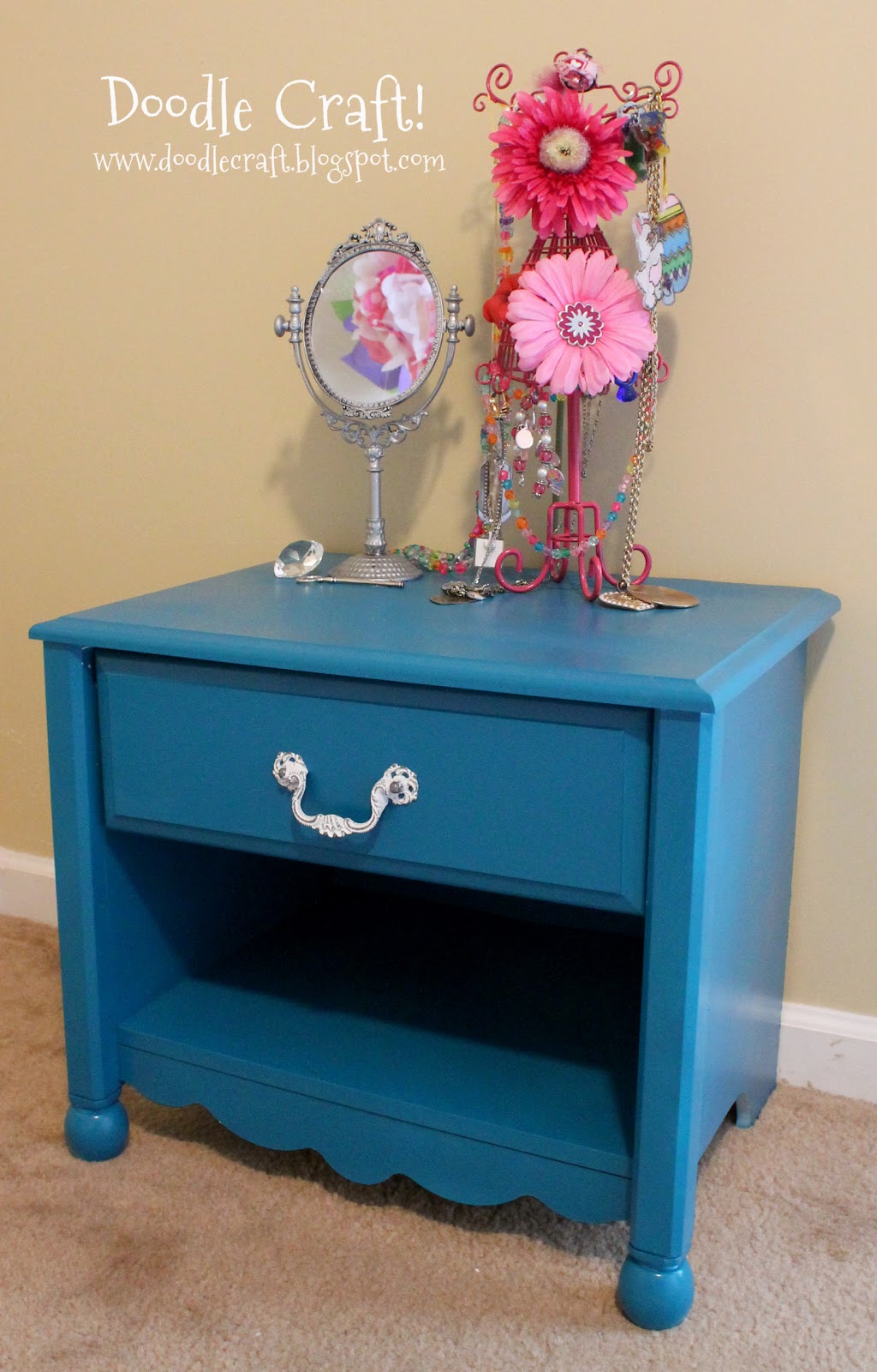 Short Scalloped Nightstand REDO!