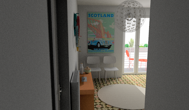 Restyling di un bilocale anni '70: il living