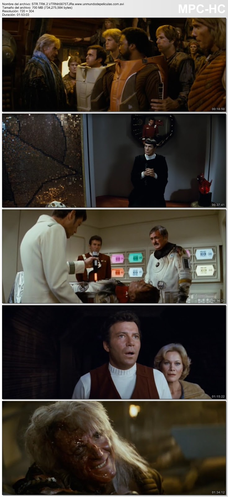 Capturas de la película.