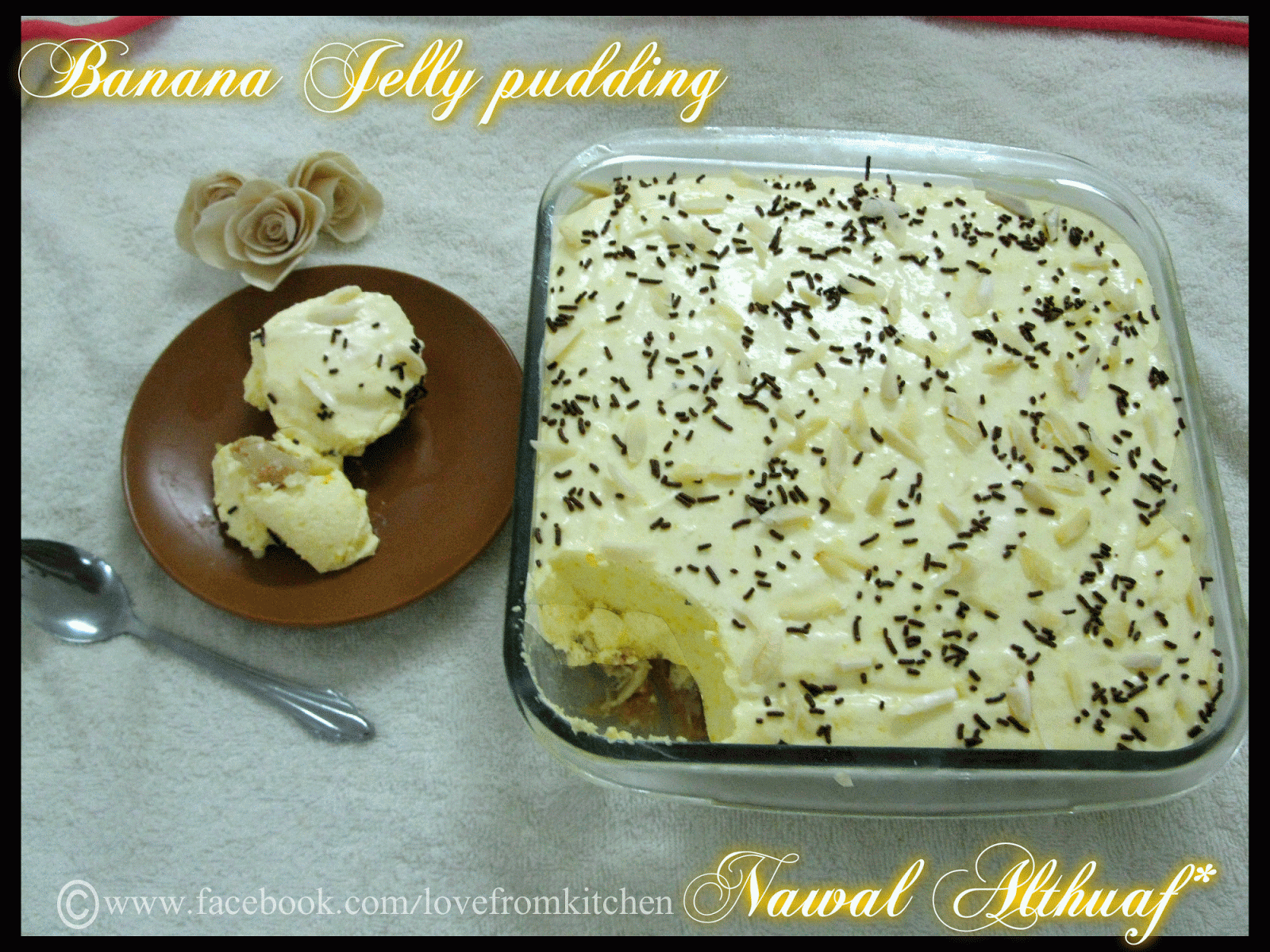 Banana Jelly Pudding Love From Kitchen