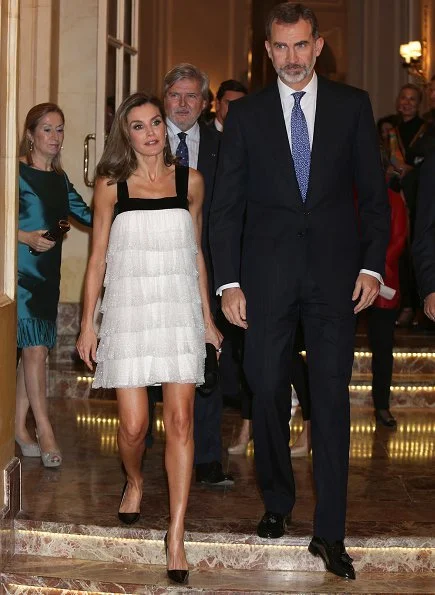 Journalist Florencio Domínguez. King Felipe and Queen Letizia at Ritz hotel