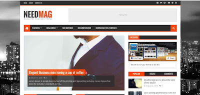 NeedMag Blogger Template. Top Responsive And Free Blogger Templates 2019