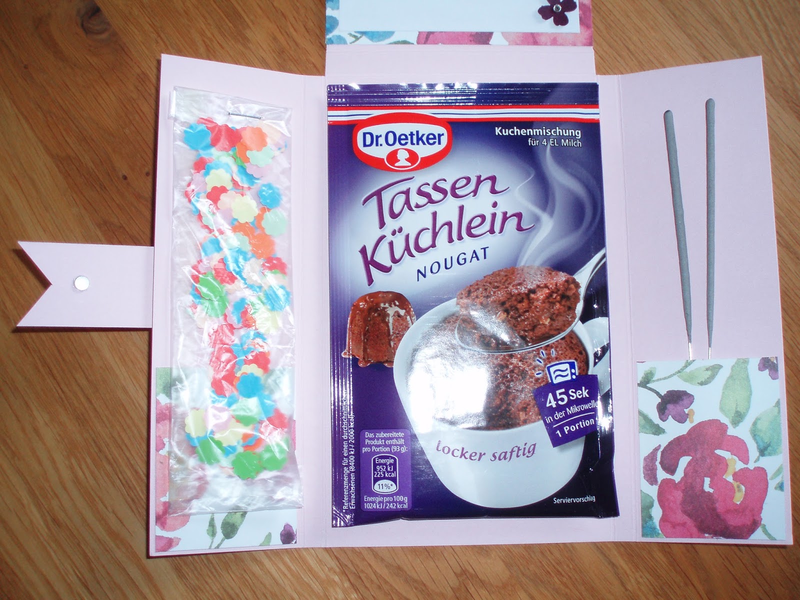 Bastelei: Tassenkuchen-Karte 3