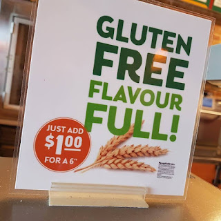 does subway subs have a gluten free bun yes subway allergen chart