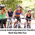 Professional And Comprehensive Checklist For A Multi Day Bike Tour