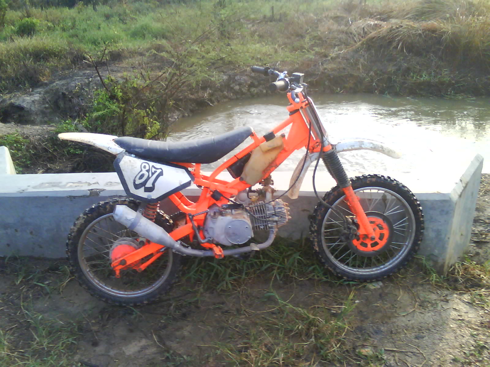 Top Gambar Modifikasi Motor Trail Bebek Terbaru | Mari Modifikasi