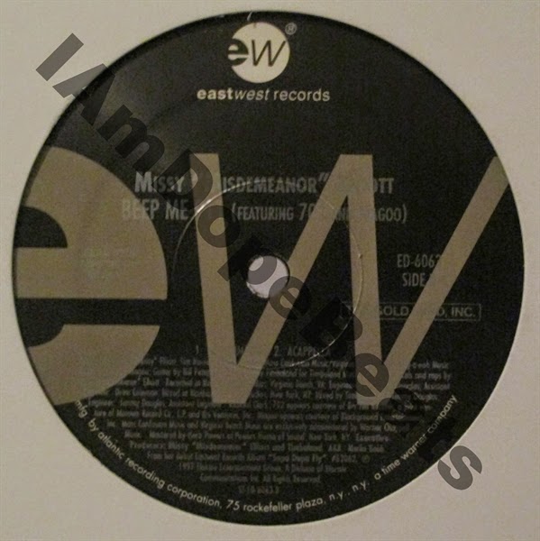 iAmDopeBeats Catalog: Missy Elliott - Beep Me 911 [Promo Vinyl Single]