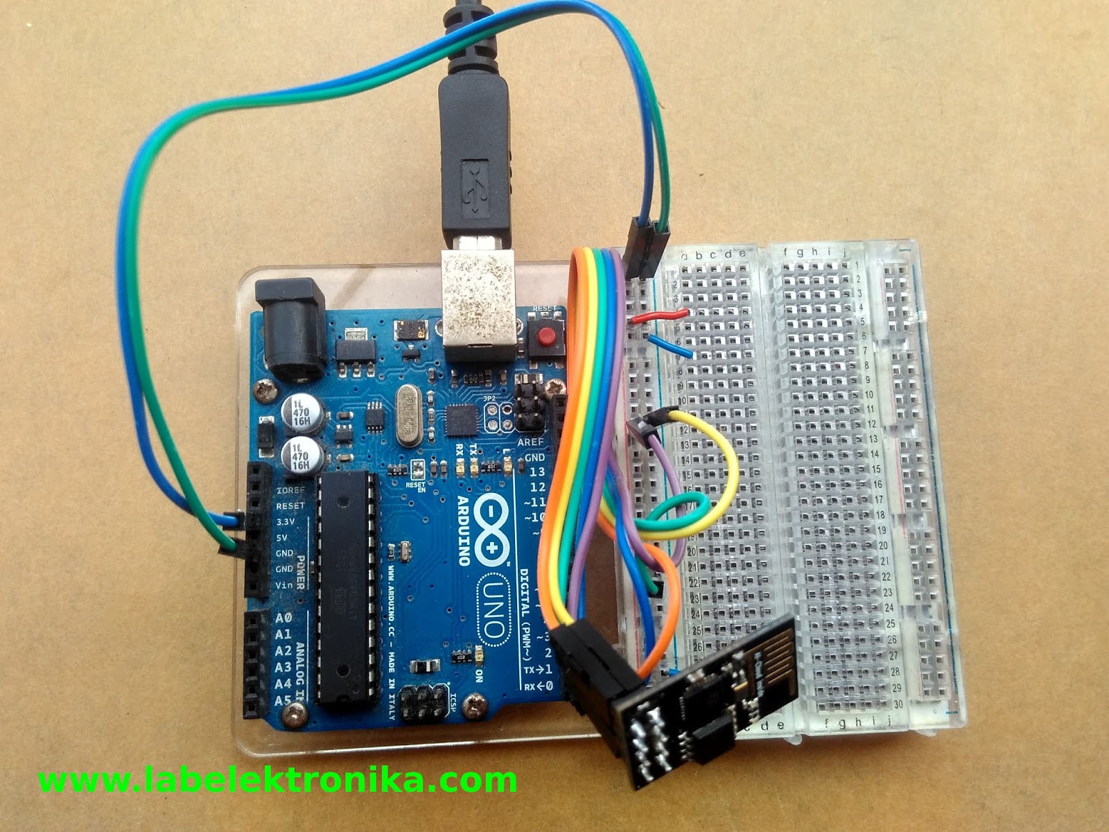 TUTORIAL KONFIGURASI WIFI MODULE ESP8266 ESP 01 DENGAN ARDUINO LAB 