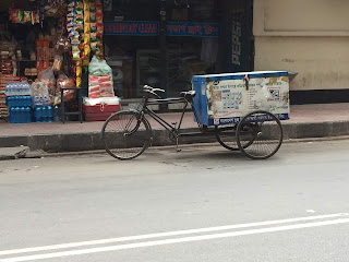 Cold food delivery bike